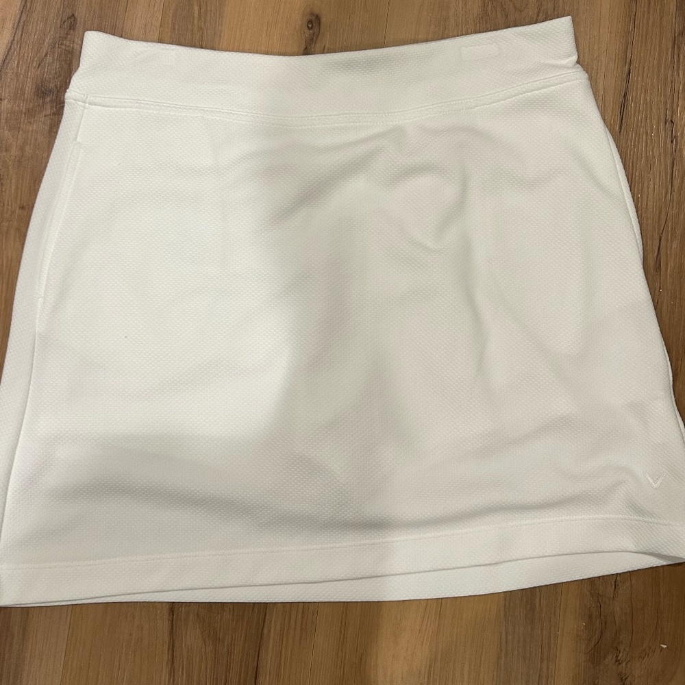 Ladies Callaway White Golf or Tennis Skort, Medium